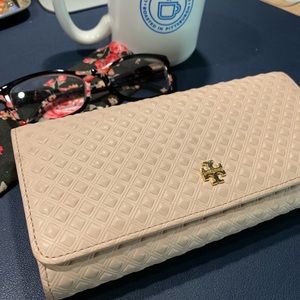 Tory Burch Pale Rose continental Wallet